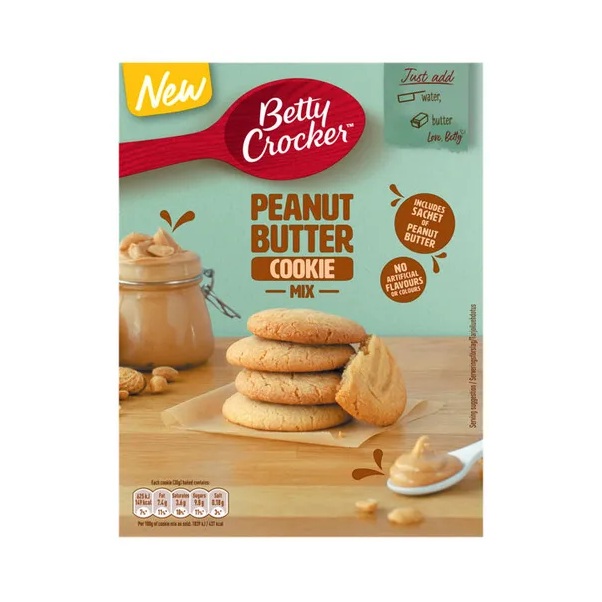 Betty Crocker Peanut Butter Cookies Mix 350g pack shot