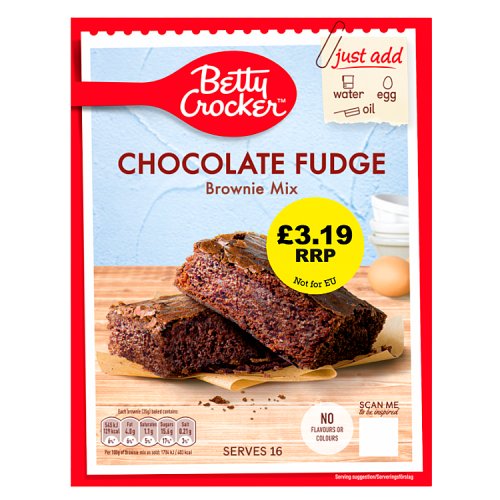 Betty Crocker Choc Fudge Brownie PM £3.19 415g pack shot