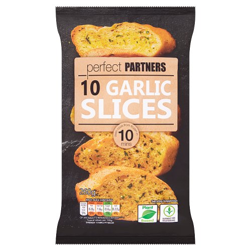 Perfect Partners 10 Garlic Bread Slices 210g pack shot