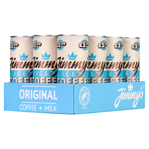 Jimmys Iced Coffee Original 250ml PMP pack shot