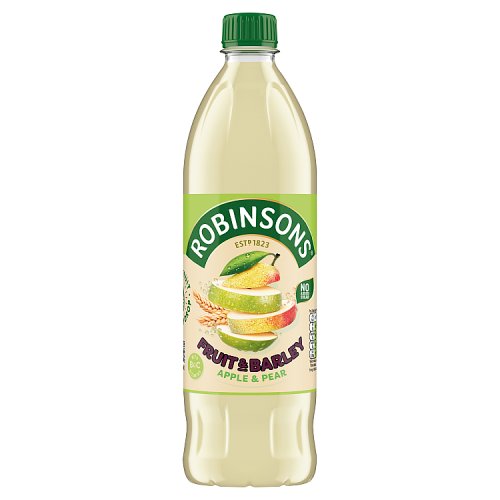 Robinsons Real Fruit & Barley Every Drop Apple & Pear 1 Ltr pack shot