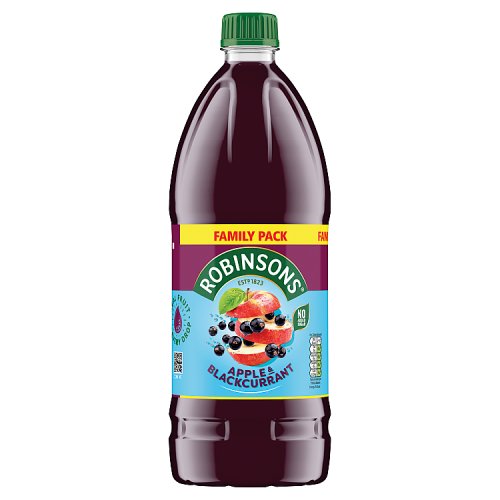 Robinsons Apple & Blackcurrant NAS 2Ltr pack shot