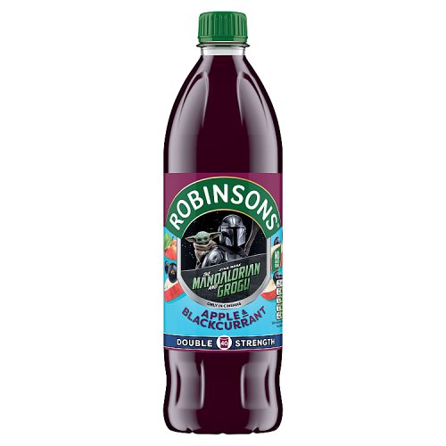 Robinsons Double Strength Apple & Blackcurrant NAS Fruit Squash PET 1Ltr pack shot