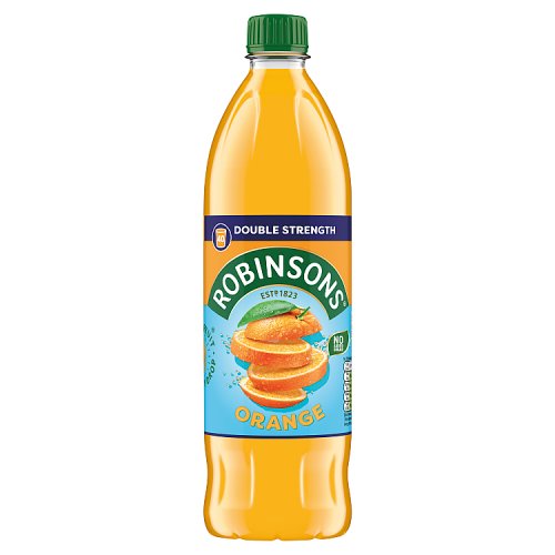 Robinsons Double Strength Orange NAS Fruit Squash PET 1Ltr pack shot