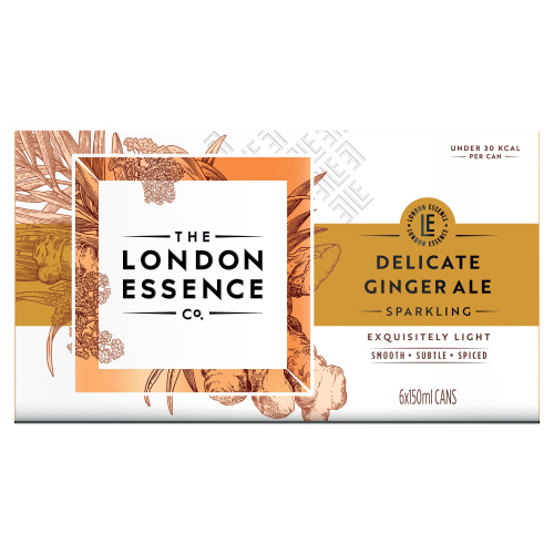 London Essence Ginger Ale 6pk (6 x 150ml) pack shot