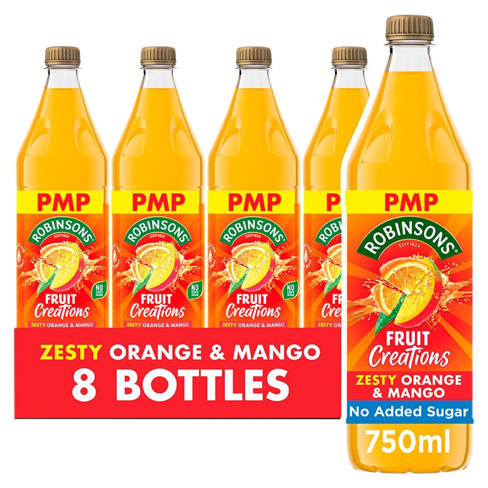 Robinsons Creations Orange & Mango 750ml PMP pack shot