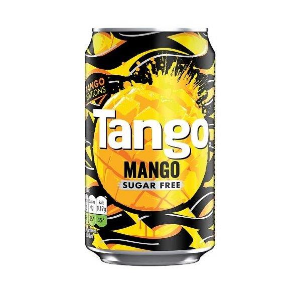 Tango Sugar Free Mango 330ml pack shot