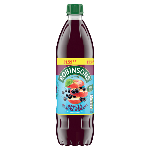 Robinsons NAS Apple & Blackcurrant 750ml PMP pack shot