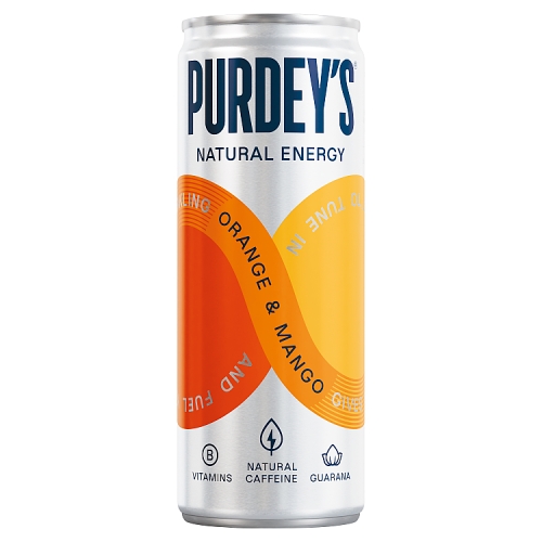 Purdeys Orange & Mango 330ml pack shot