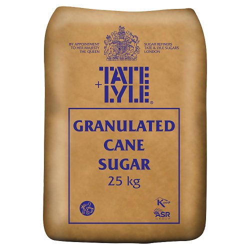 Tate & Lyle Granulated Sugar 25kg pack shot