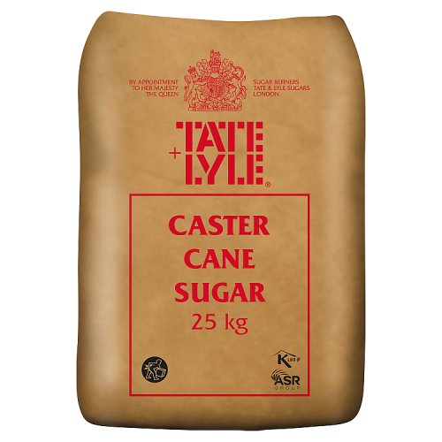 Tate & Lyle Caster Cane Sugar 25kg pack shot