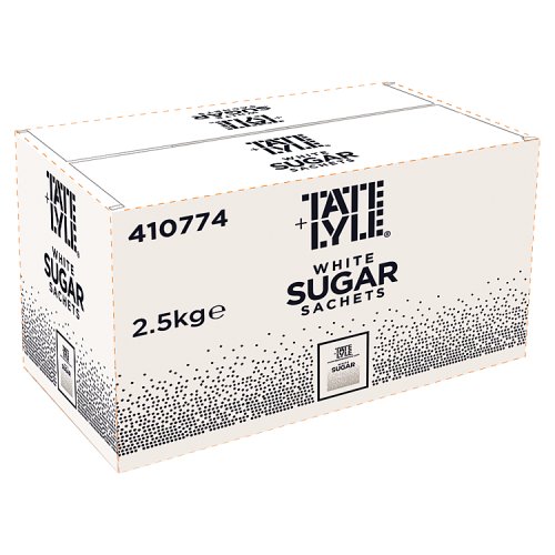 Tate & Lyle White Sugar Sachets 1000s pack shot