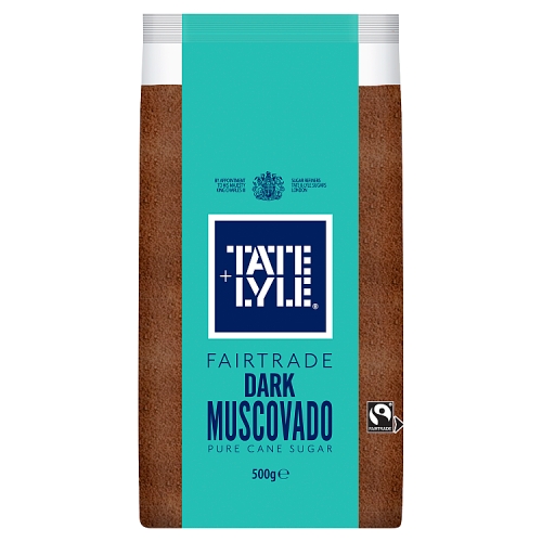 Tate & Lyle Fairtrade Muscovado Dark 500g pack shot