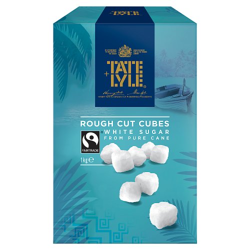 Tate & Lyle White Rough Cut Sugar Cubes 1kg pack shot