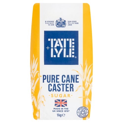 Tate & Lyle Caster Sugar 1kg pack shot