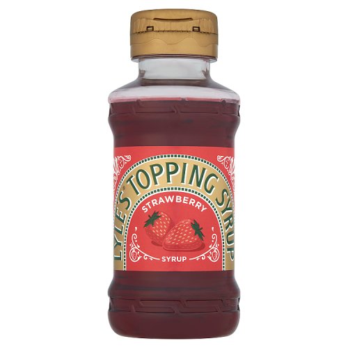 Lyles Squeezy Strawberry Syrup 6x325g pack shot