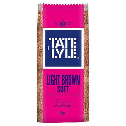 Tate & Lyle Light Soft Brown Sugar 3kg pack shot