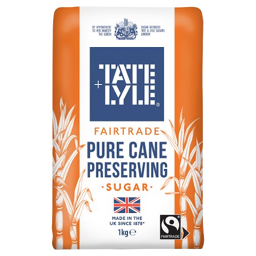 Tate & Lyle Fairtrade Pure Cane Preserving Sugar 1kg pack shot