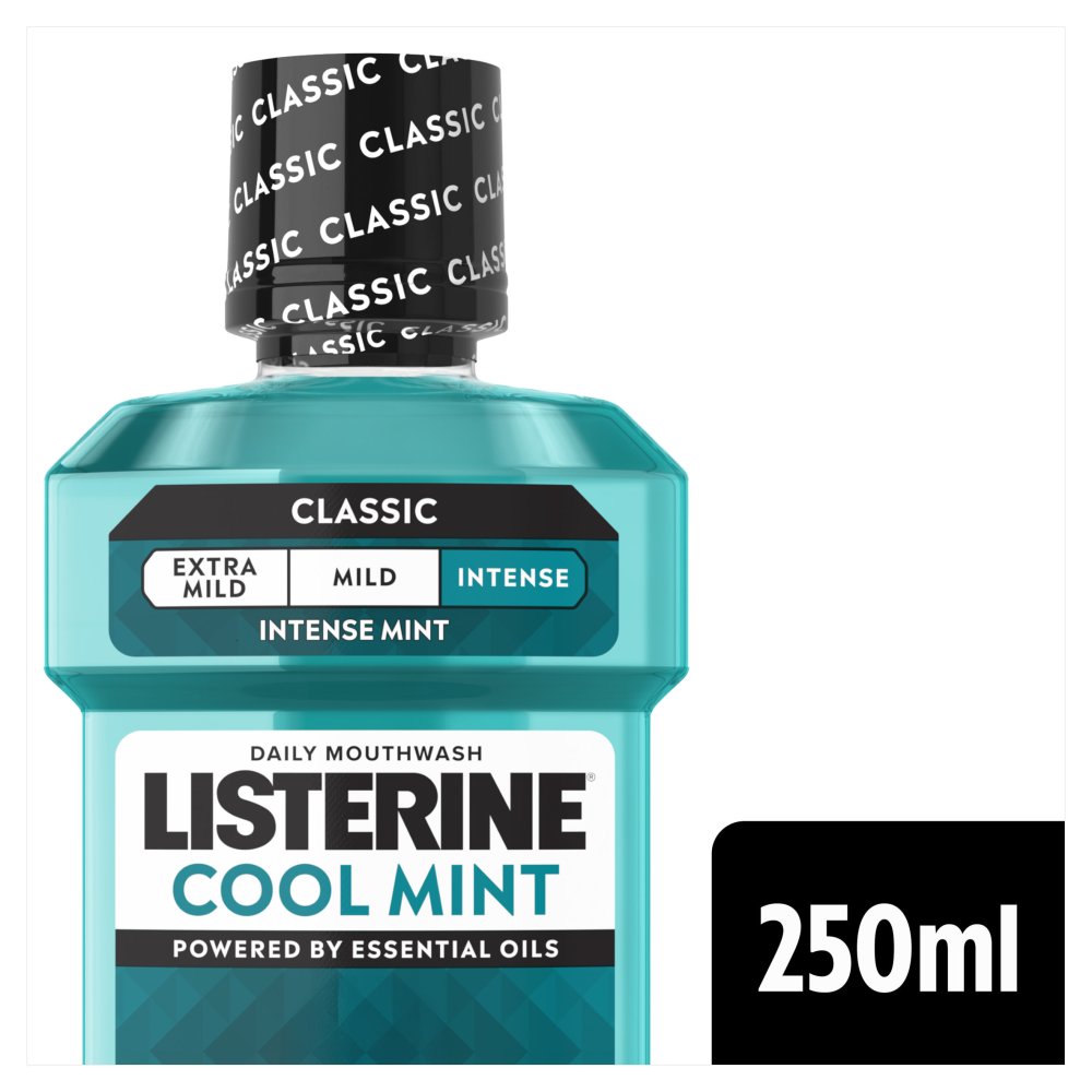 Listerine Mouthwash Cool 250ml pack shot