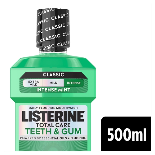 Listerine Teeth & Gum Defence Mouthwash 500ml pack shot