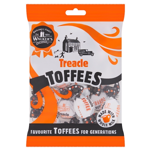Walkers Nonsuch Treacle Toffees Bag 150g pack shot