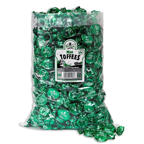Walkers Nonsuch Mint Toffees Bulk Bag 2.5kg pack shot