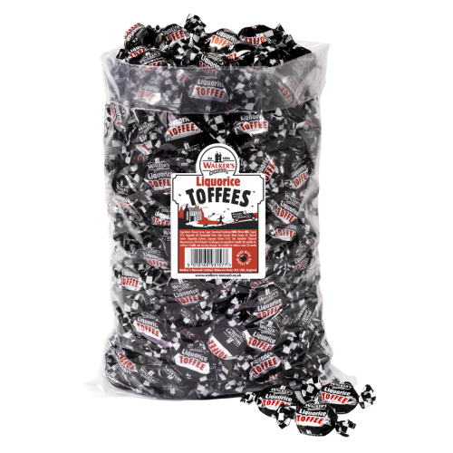 Walkers Nonsuch Liquorice Toffees Bulk Bag 2.5kg pack shot