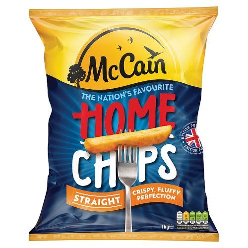 McCain Home Chips 1kg pack shot