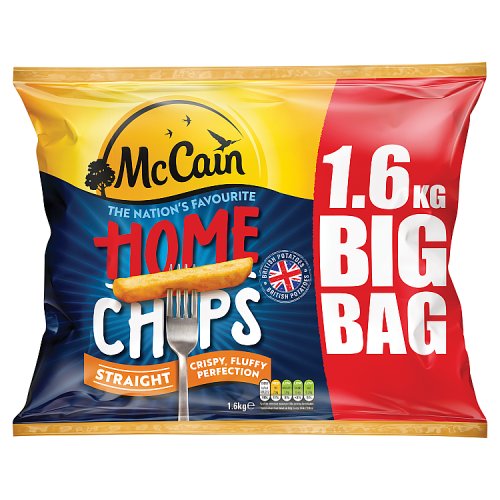 McCain Home Chips 1.6kg pack shot