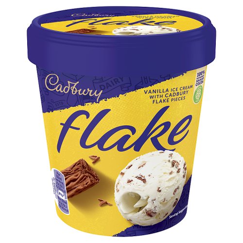 Cadbury Flake Tub 425ml pack shot