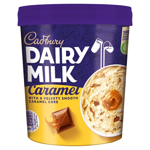 Cadbury Caramel Tub 425ml pack shot