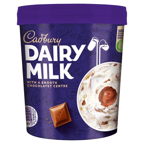 Cadbury Dairy Milk Core Tub 425ml pack shot