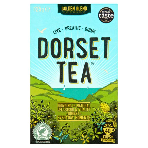 Dorset Tea Sunshine Blend Tea Bags 12 x 40 pack shot