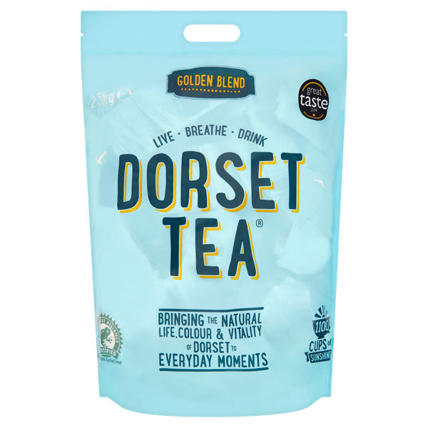 Dorset Tea Sunshine Blend Tea Bags 1100s pack shot