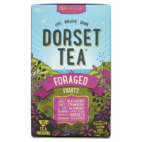 Dorset Tea Foraged Fruits Tea Bags 20s pack shot