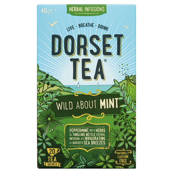 Dorset Tea Wild About Mint Tea Tea Bags 20s pack shot