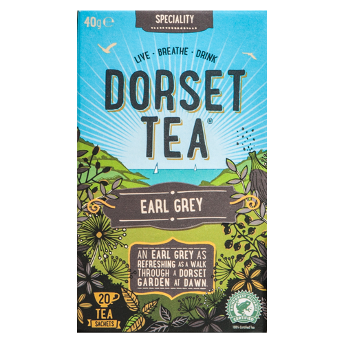 Dorset Tea Earl Grey Tea Bags 20s pack shot
