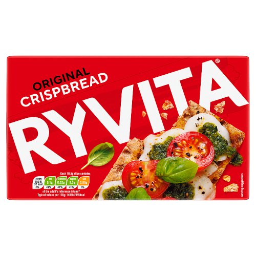 Ryvita Original Crunchy Rye Crispbread 250g pack shot