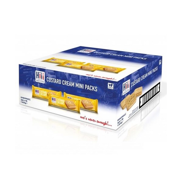 Hill Custard Creams 48pk 1.8kg pack shot