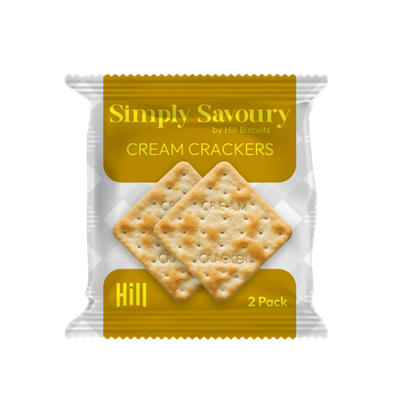 Simply Savoury Cream Cracker  (150 x 16g) 2pk pack shot