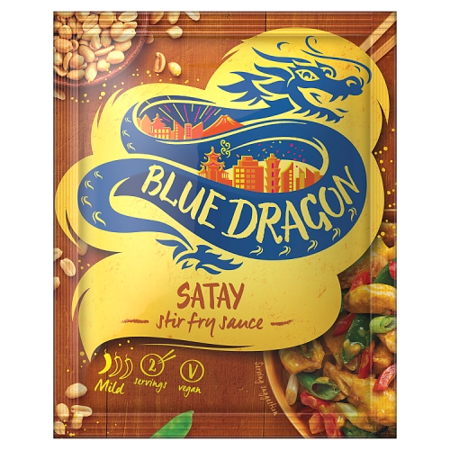 Blue Dragon Satay Stir Fry Sauce 120g pack shot