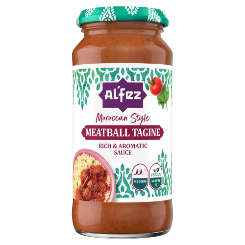 Alfez Moroccan Meatball Cooking Sauce 450g pack shot