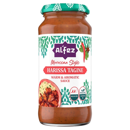 Alfez Smoky Harissa Cooking Sauce 450g pack shot