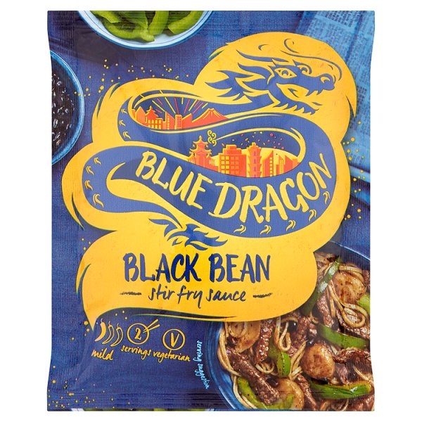 Blue Dragon Black Bean Stir Fry 120g pack shot