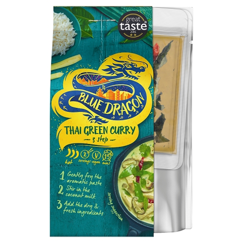 Blue Dragon Thai Green 3 Step Kit 253g pack shot