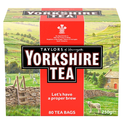 Taylors Yorkshire Teabags 80s pack shot