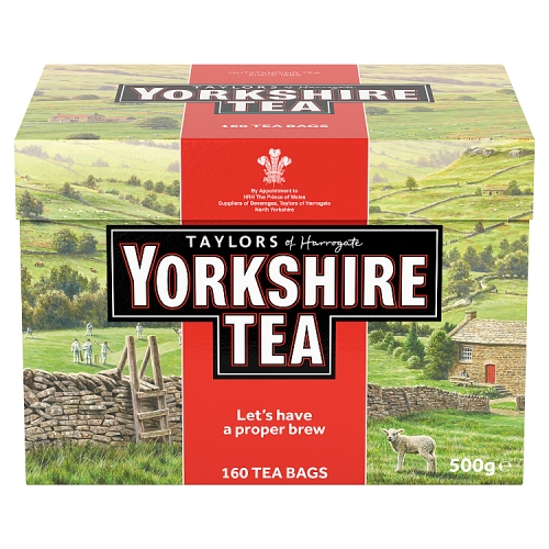 Taylors of Harrogate Yorkshire Tea Bags 160s pack shot