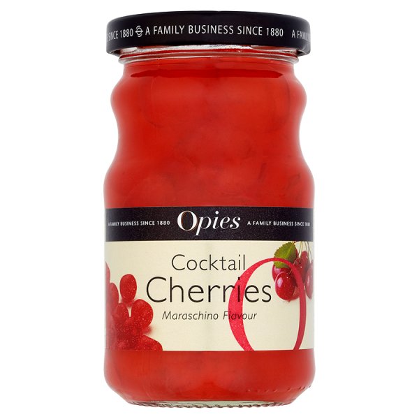 Opies Cocktail Cherries 225g pack shot