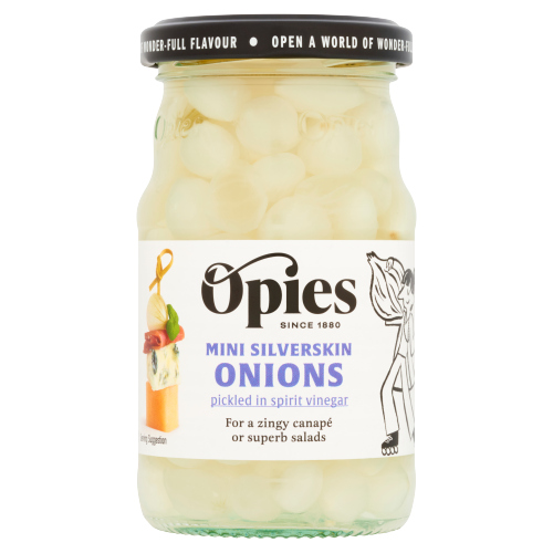 Opies Cocktail Onions 227g pack shot