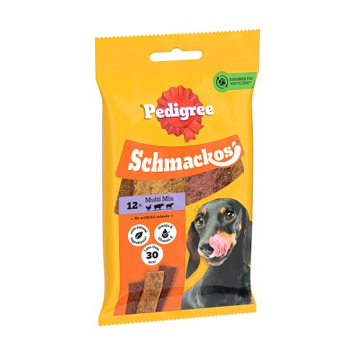 Pedigree Schmackos Dog Treats Multi 12 Stick 86g pack shot